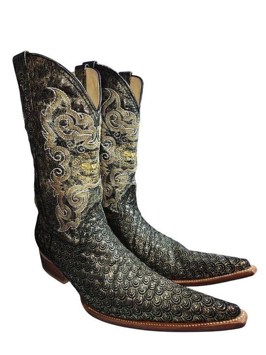 Soto Boot\'s Country Rodeo Festival  Pointed Toe Western Cowboy Men Size 10.5 main image 13